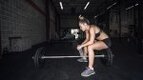 Tired Crossfit Woman