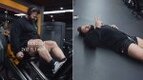 Bodybuilder Regan Grimes demonstrating his Quad Dominant Leg Day Workout