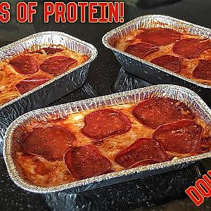 High Protein Bodybuilding Deep Dish Pizza | Healthy Low Carb Recipe