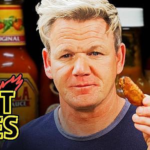 Gordon Ramsay Savagely Critiques Spicy Wings | Hot Ones