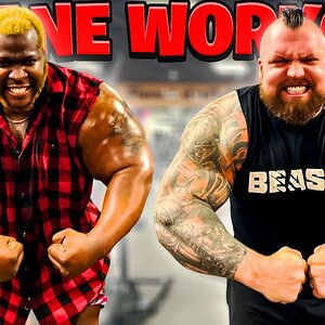 I TORE MY TRICEP | 100KG DUMBBELLS w/ Iron Biby