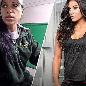 High School Janitor Becomes Fitness Model | IFBB Bikini Pro Katrina Freds -